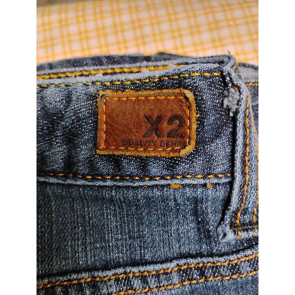 X2 Low Rise Boot Cut Slim W10 Regular Embroidered Pockets - Picture 8 of 15